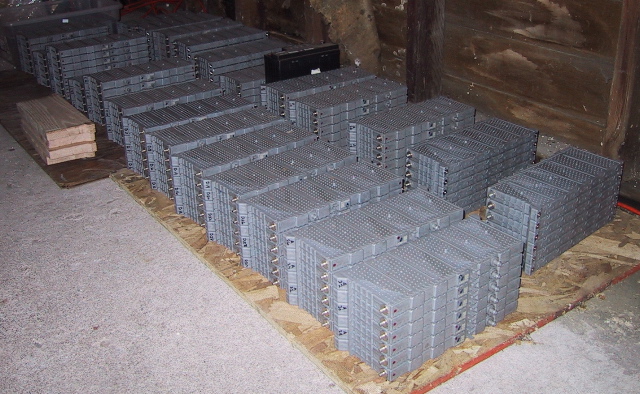 Picture of battery modules.